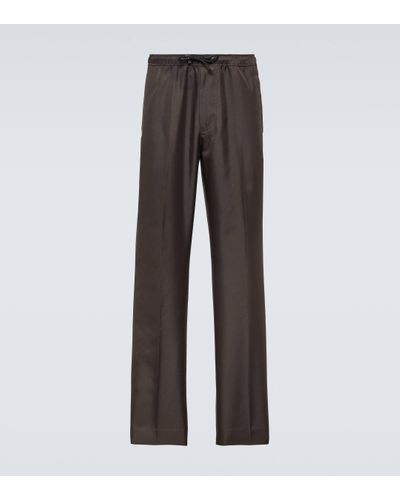Lanvin Technical Track Trousers - Grey