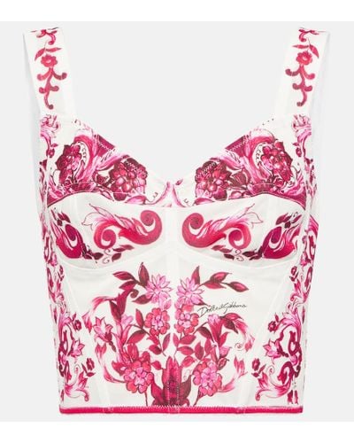 Dolce & Gabbana Top Bustier - Multicolore