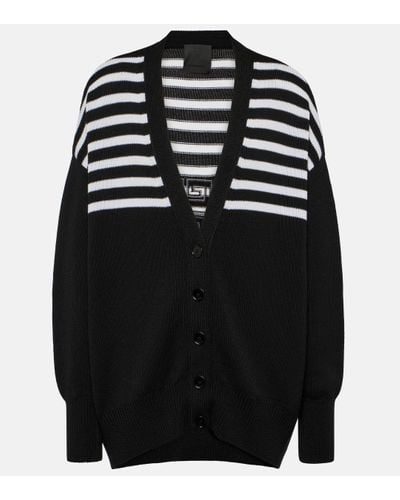 Givenchy Cardigan 4G en laine et coton melange - Noir