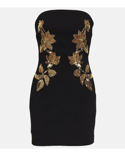 Rebecca Vallance Versailles Strapless Minidress - Black