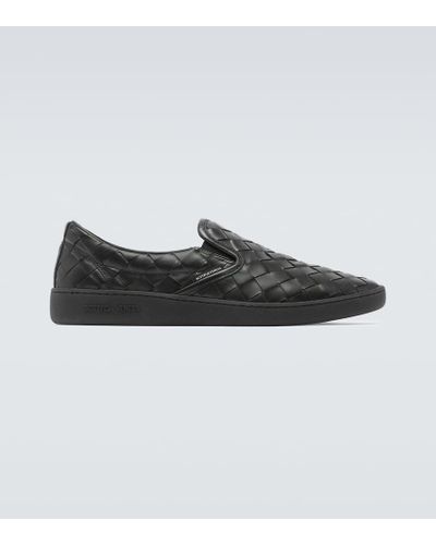 Bottega Veneta Slip-on Sawyer in pelle - Nero