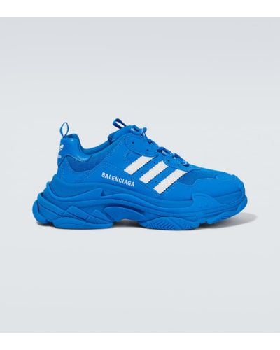 Balenciaga / Adidas Triple S Sneaker - Blue