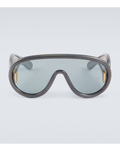 Loewe Wave Shield Sunglasses - Grey