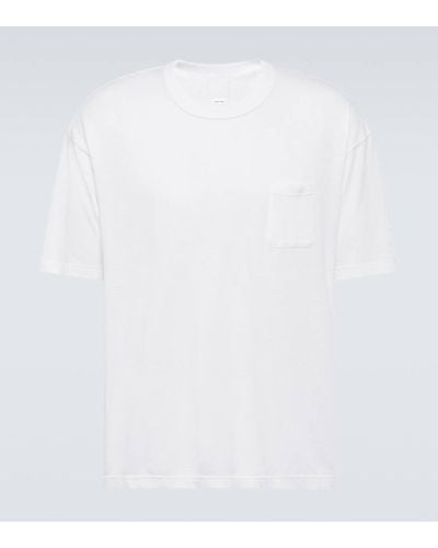 Visvim T-Shirt Jumbo aus Baumwolle und Seide - Weiß