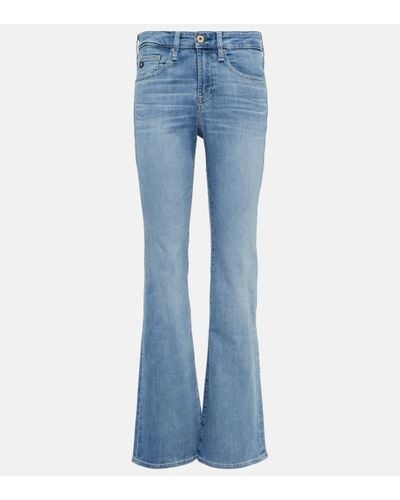 AG Jeans Sophie High-rise Bootcut Jeans - Blue