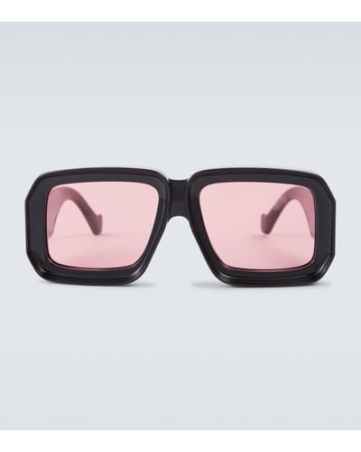 Loewe Paula's Ibiza Dive In Mask Sunglasses - Pink