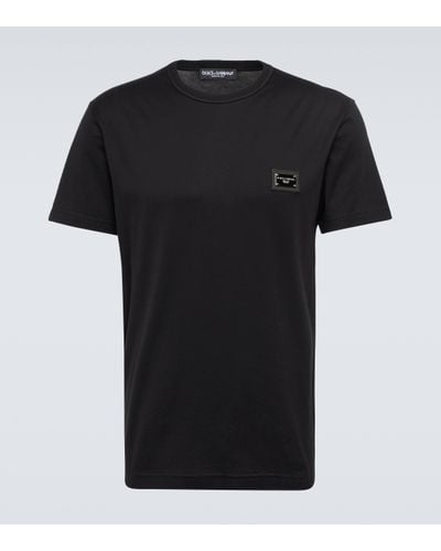 Dolce & Gabbana T-shirt en coton - Noir