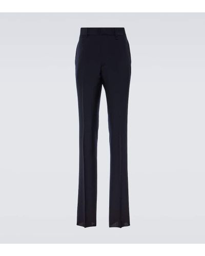 Givenchy Pantaloni slim in lana - Blu