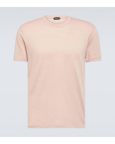 Tom Ford T-Shirt aus Jersey - Pink