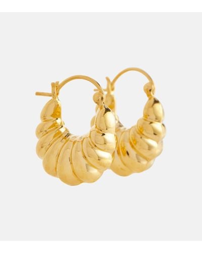 Sophie Buhai Boucles d'oreilles Shell en vermeil 18 ct - Métallisé