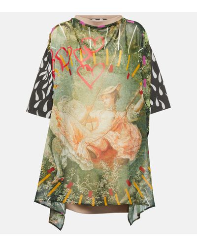 Vivienne Westwood Bedrucktes T-Shirt Swing aus Baumwolle - Grün