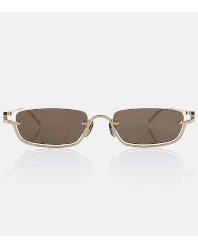 Gucci Eckige Sonnenbrille - Mehrfarbig