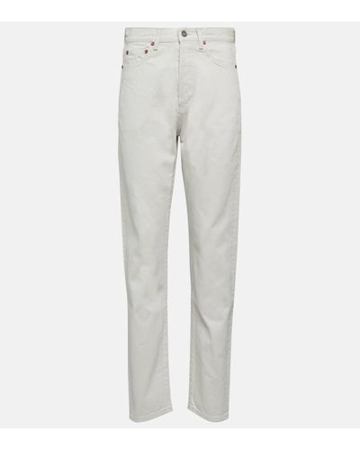 Saint Laurent High-rise Slim Jeans - Grey