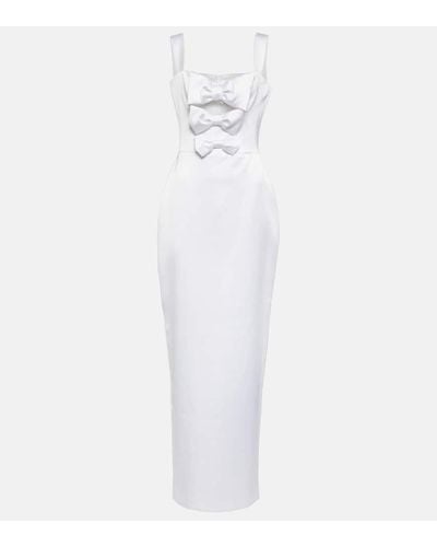 Rasario Bridal Satin Gown - White