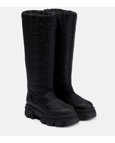 Gia Borghini Gia 19 Fabric Knee-high Boots - Black