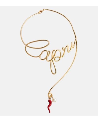 Dolce & Gabbana Capri Embellished Necklace - Metallic