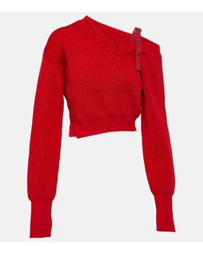 Jacquemus Pullover La Maille Seville - Rot
