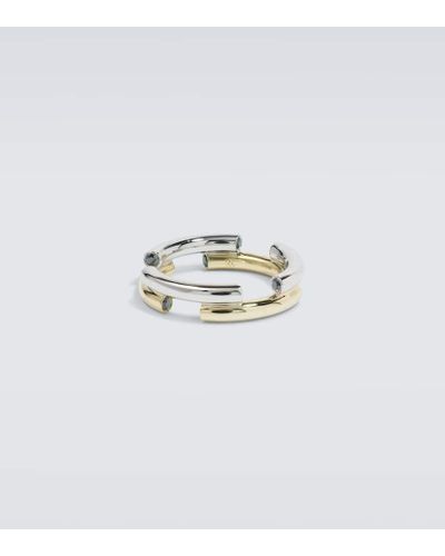 Rainbow K Monica 9kt Gold Ring With Diamonds - Metallic