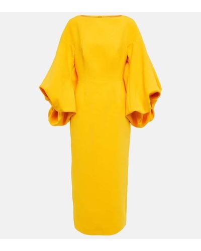 ROKSANDA Garance Midi Dress - Yellow