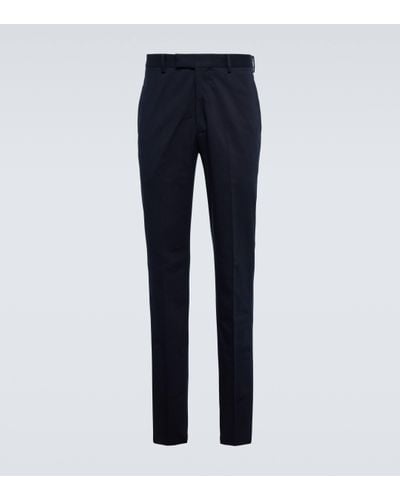 Berluti Slim Cotton Chinos - Blue