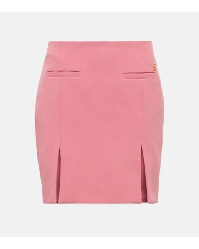 Blumarine Minifalda de crepe - Rosa