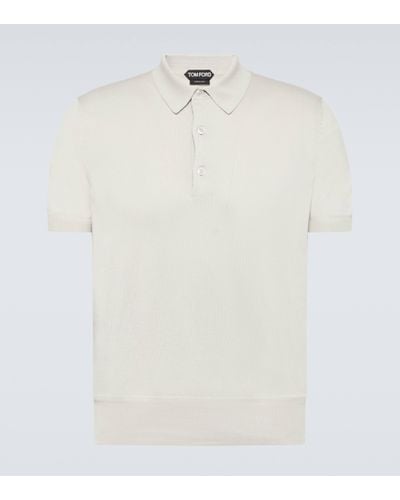 Tom Ford Wool Polo Shirt - White
