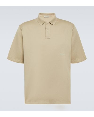 Stone Island Ghost Compass Cotton Polo Shirt - Natural