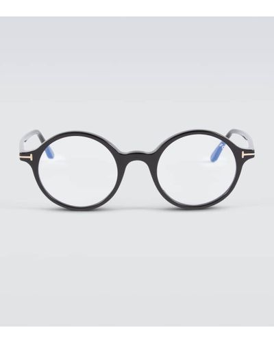 Tom Ford Runde Brille - Braun