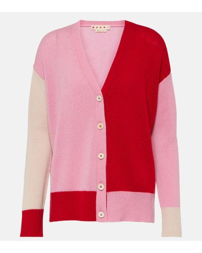 Marni Cashmere Cardigan - Red