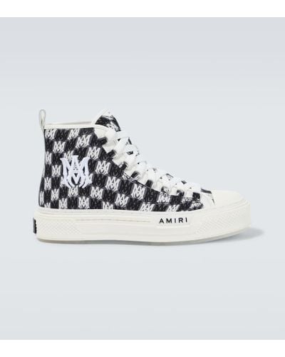 Amiri High-Top Sneakers M.A. Warp Court - Weiß
