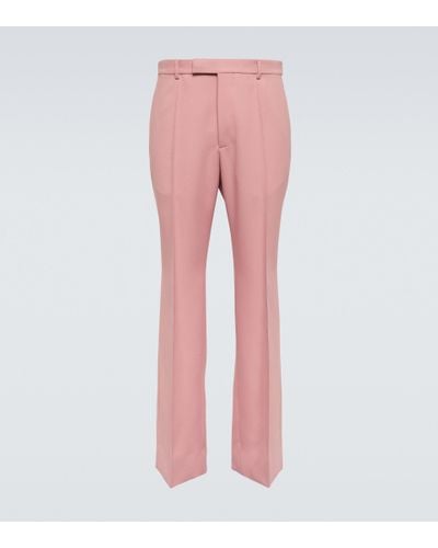 Gucci High-rise Straight Pants - Pink
