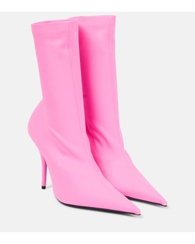 Balenciaga Knife 110 Sock Boots - Pink