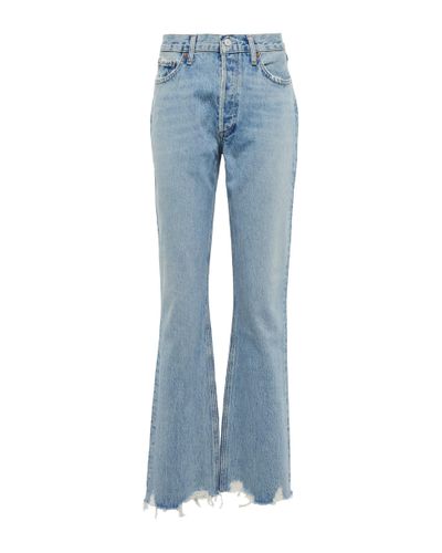 Agolde Mid-Rise Jeans Relaxed Bootcut - Blau