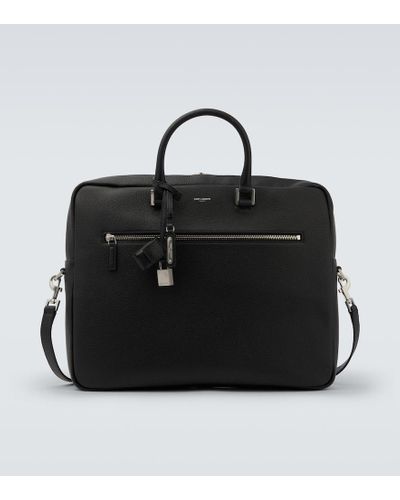 Saint Laurent Maletin Sac de Jour de piel - Negro