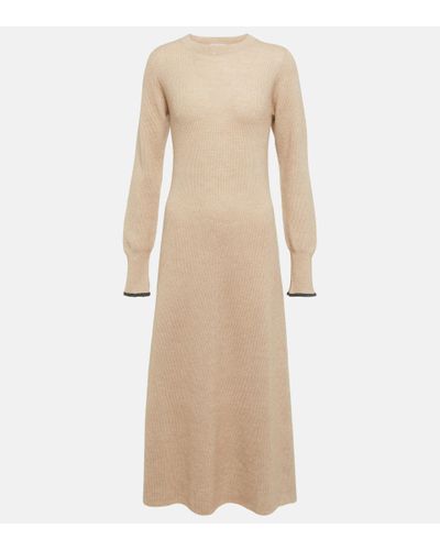 Natural Brunello Cucinelli Dresses for Women | Lyst