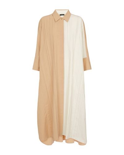 JOSEPH Dany Cotton And Linen Shirt Dress - Natural
