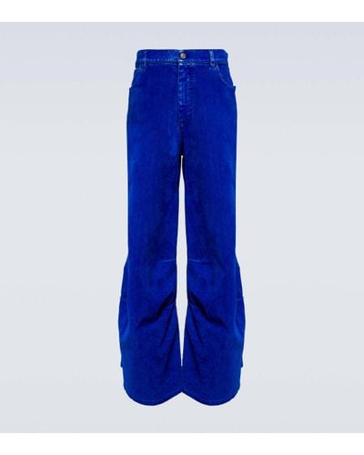 Marni Mid-rise Barrel-leg Jeans - Blue