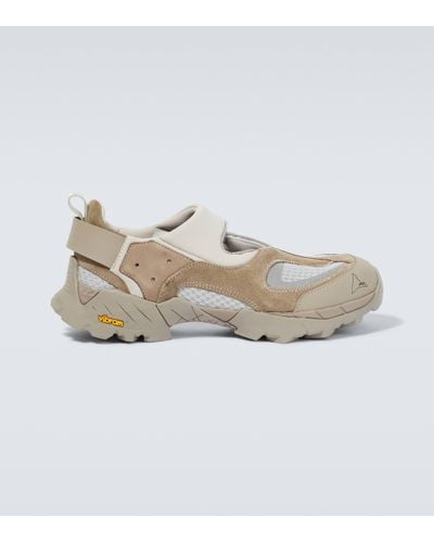 Roa Chaussures de trail Sandal en daim - Blanc