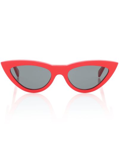 Celine Cat-eye Sunglasses - Red