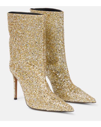 Alexandre Vauthier Glitter Ankle Boots - Multicolour