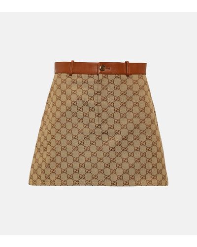 Shop GUCCI Pencil Skirts Monogram Casual Style Wool Bi-color Medium by  HappyLifeStyle