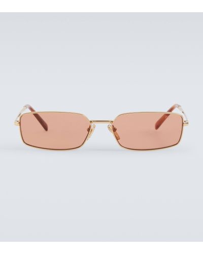 Prada Rectangular Sunglasses - Pink