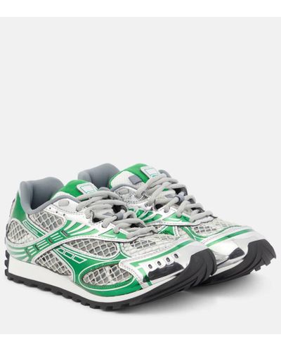 Bottega Veneta Sneakers Orbit in mesh - Verde