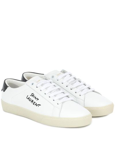 Saint Laurent Shoes > sneakers - Blanc
