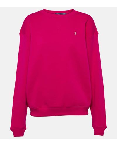 Polo Ralph Lauren Sweatshirt aus einem Baumwollgemisch - Pink
