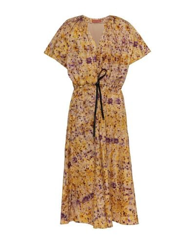 Altuzarra Romy Floral Cotton Midi Dress - Multicolor