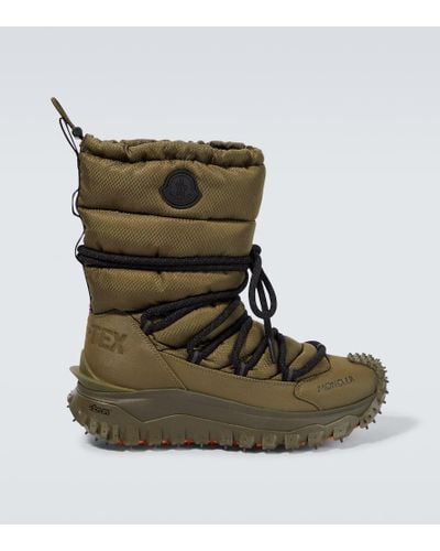 Moncler Trailgrip Apres Snow Boots - Green