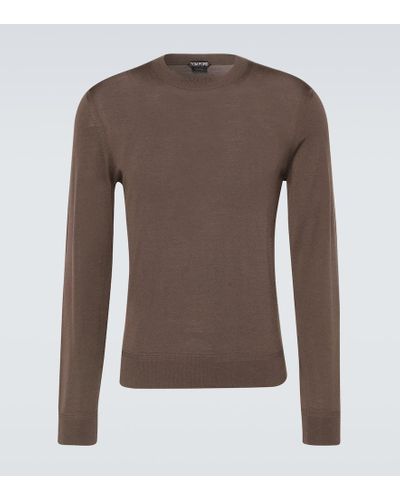 Tom Ford Pullover in lana - Marrone