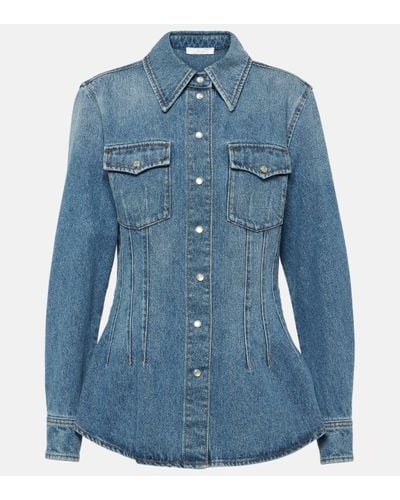 Chloé Chemise en jean - Bleu