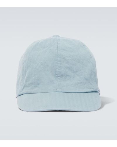 Sacai Cappello da baseball in cotone - Blu